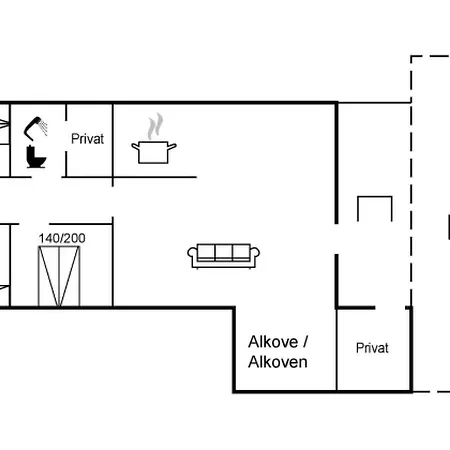 Hébergement de vacances Jyde - 250m From The Sea By Interhome Bjerregård